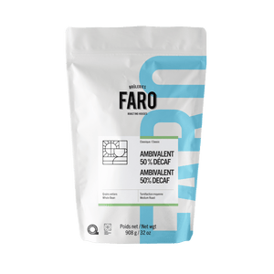 L'AMBIVALENT, MÉLANGE MOITIÉ DÉCAFÉINÉ (2LB) Café